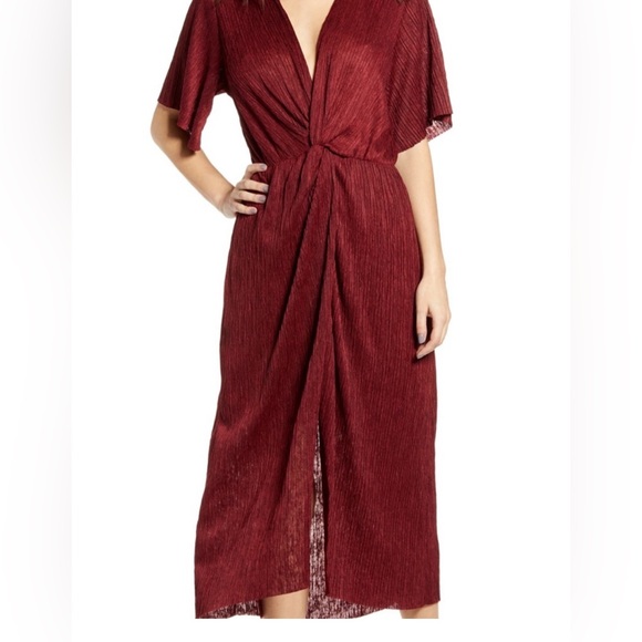 Nordstrom ribbed midi dress - Picture 2 of 5